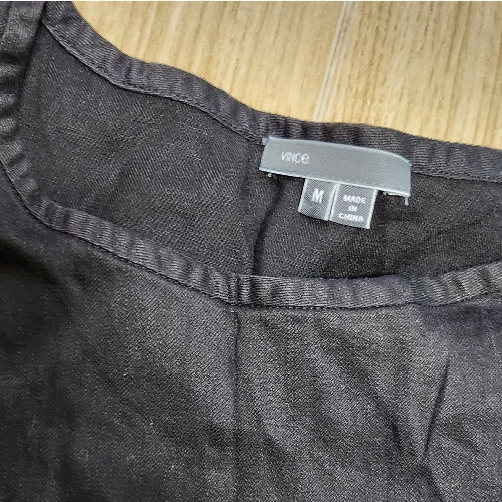 Vince Black Oversized Top - Picture 3 of 5